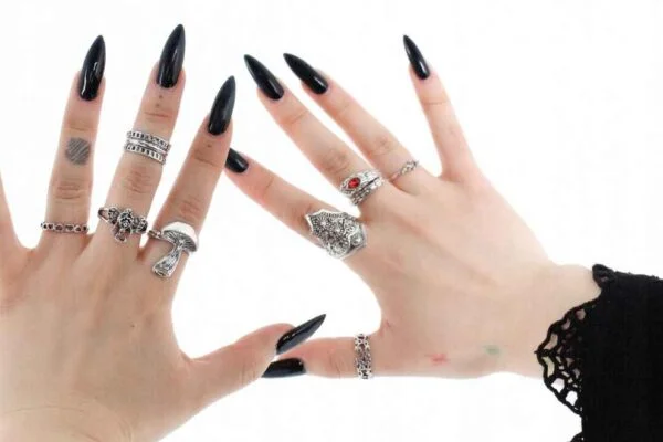 witch gothic nails