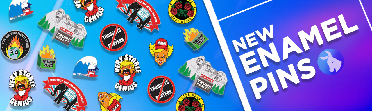 happy trump pin for sale.