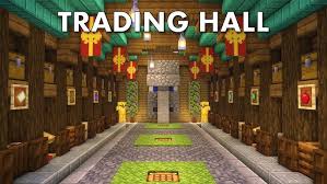 villager trading hall design